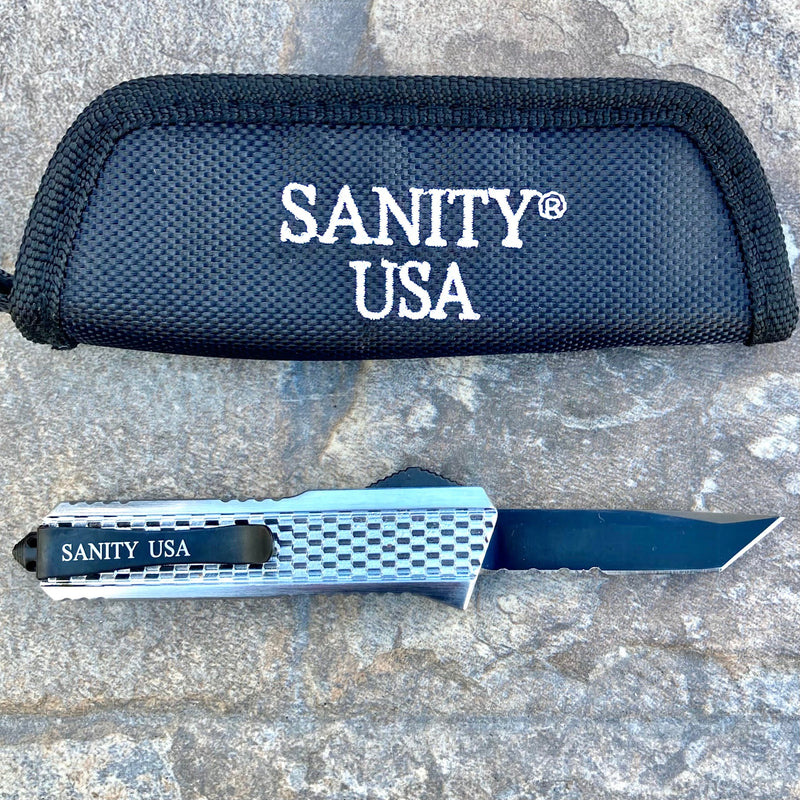 SANITY JEWELRY® Bracelet 5.5” Frank Nitti Small - "Prohibition Series" - Tanto Serrated Chrome- SMTR