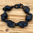 Sanity Jewelry Bracelet 8.5 inches Hell Ride Bracelet - 1.5" Classic - Black - B145