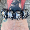 Sanity Jewelry Bracelet 8 inches Black Hills 1/2" Classic - Galvanized Skulls - B149