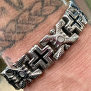 SANITY JEWELRY® Bracelet 8 inches Repeat Offender Cross Bracelet - 1" Custom - B04
