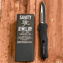 SANITY JEWELRY® Bracelet 9.5” Frank Nitti - Drop Point Black - Large - LGDP