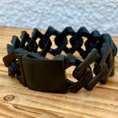 Sanity Jewelry Bracelet Bagger Bracelet - Bonez - Black - 1.25" Wide - The Classic - B70