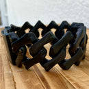 Sanity Jewelry Bracelet Bagger Bracelet - Bonez - Black - 1.25" Wide - The Classic - B70