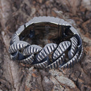 Sanity Jewelry Bracelet Bagger Bracelet - Cutting Lines - Silver - 1.25" Wide - The Classic - B49