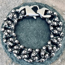 Sanity Jewelry Bracelet Bagger Bracelet - "EASY BIKER" - Chain Gang - 3/4" wide - B73