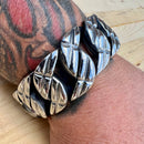 Sanity Jewelry Bracelet Bagger Bracelet - Royalty - Silver - 1.25" Wide - The Classic - B136