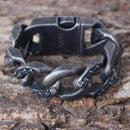 Sanity Jewelry Bracelet Bagger Bracelet - Skull & Dagger - Classic - 1.25" Wide - B98