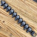 Sanity Jewelry Bracelet Black Hills 1/2" Classic - Galvanized Skulls - B149
