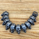 Sanity Jewelry Bracelet Black Hills 1/2" Classic - Galvanized Skulls - B149
