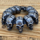 Sanity Jewelry Bracelet Black Hills 1/2" Classic - Galvanized Skulls - B149