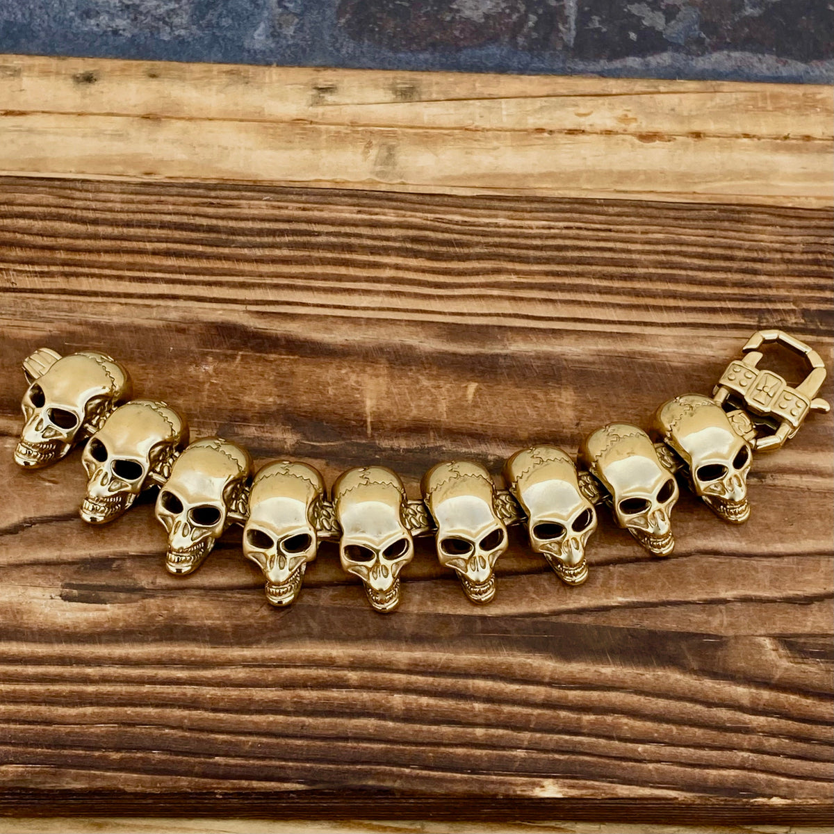 Skull Bracelet | Black Hills Stainless Steel Bracelet | Sanity Jewelry