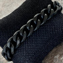 SANITY JEWELRY® Bracelet Bracelet Cuban - 3/8" Custom - Black Havana - CB307