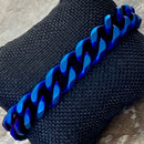 SANITY JEWELRY® Bracelet Bracelet Cuban - 3/8" Custom - Blue Havana - CB304