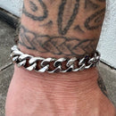 SANITY JEWELRY® Bracelet Bracelet - Diamond Cut Cuban Link - Custom - Polished - 3/8" wide - CB11