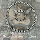 SANITY JEWELRY® Bracelet Bracelet - Diamond Cut Cuban Link - Custom - Polished - 3/8" wide - CB11