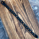 SANITY JEWELRY® Bracelet Bracelet Figaro - 1/4" Custom - Matte Black Sicilian - FB407