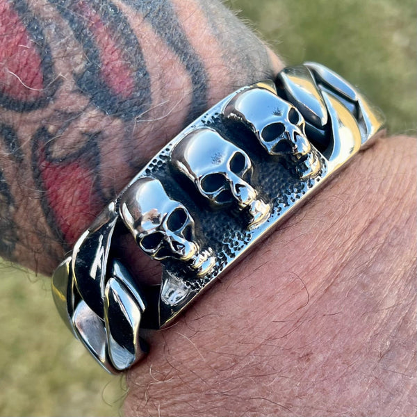 Sanity Jewelry Bracelet Brothers Grim - Classic - Silver - B128