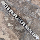 Sanity Jewelry Bracelet "Chain Mail" Bracelet - Custom - A Hole Silver - 1/2 inch wide - B85