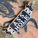 Sanity Jewelry Bracelet "Chain Mail" Bracelet - Custom - A Hole Silver - 1/2 inch wide - B85