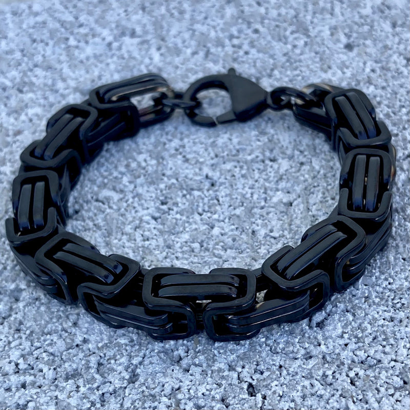 SANITY JEWELRY® Bracelet Daytona Bracelet- Black - Heritage - 1/2 inch wide - B06