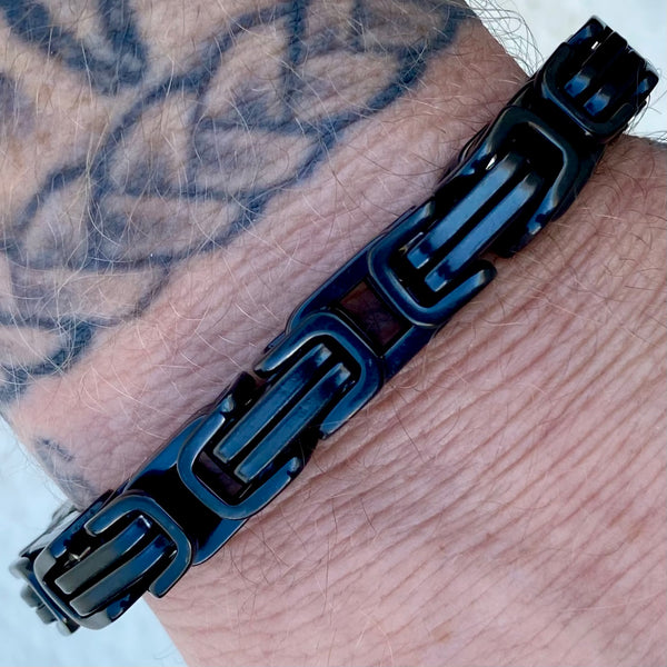 SANITY JEWELRY® Bracelet Daytona Bracelet- Black - Heritage - 1/2 inch wide - B06