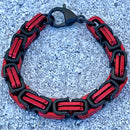 SANITY JEWELRY® Bracelet Daytona Bracelet- Red & Black - Heritage - 1/2 inch wide - B07