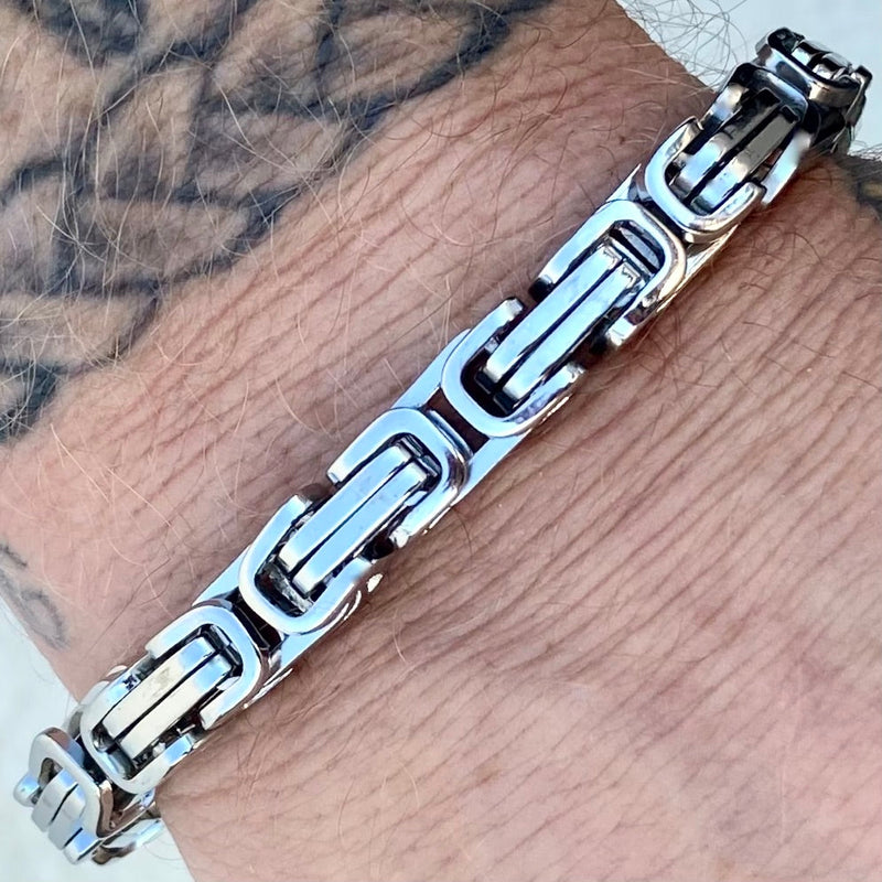 SANITY JEWELRY® Bracelet Daytona Bracelet- Silver - Deluxe - 1/4 inch wide - B44