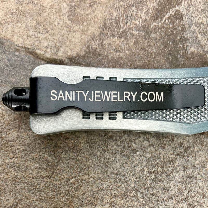 SANITY JEWELRY® Bracelet Double Sided Serrated Silver - Small - SSDBS