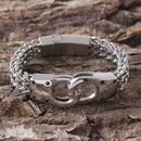 Sanity Jewelry Bracelet Handcuff - Viking King Custom - 1/2 inch wide - B133