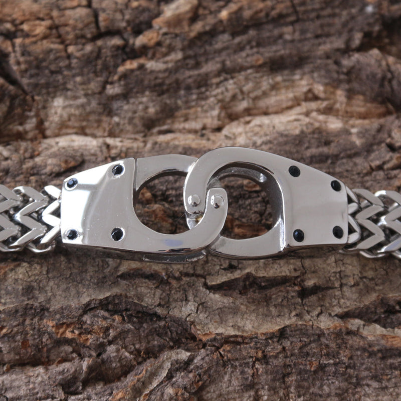 Sanity Jewelry Bracelet Handcuff - Viking King Custom - 1/2 inch wide - B133