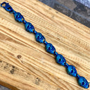 Sanity Jewelry Bracelet Hell Ride Bracelet - 1.5" Classic - Blue - B151