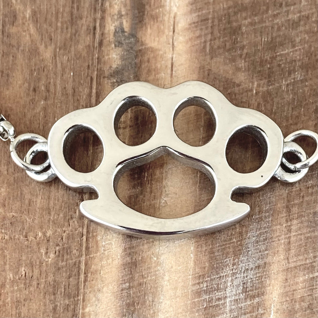 2023 new Unique Design Stainless Steel metal brass knuckles charms Pendant  For Men fashion Jewelry Gift free shipping - AliExpress