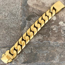 SANITY JEWELRY® Bracelet, necklace Bagger Bracelet - Gold - 1" Wide - The Custom - B33