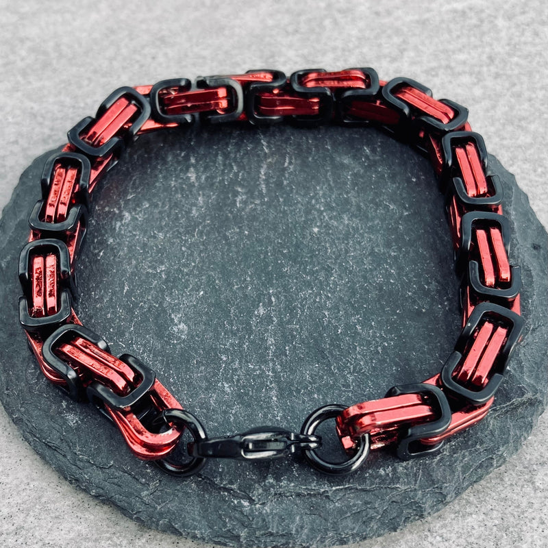 SANITY JEWELRY® Bracelet, necklace Daytona Deluxe Red and Black Necklace and Bracelet Bundle