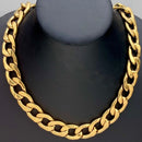 SANITY JEWELRY® Bracelet, necklace Necklace Cuban -3/4" Easy Biker - Gold Key West - CNK18