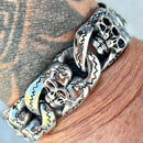 SANITY JEWELRY® Bracelet NEW - Bracelet - Jekyll & Hyde - Polished - 1" Wide - B59