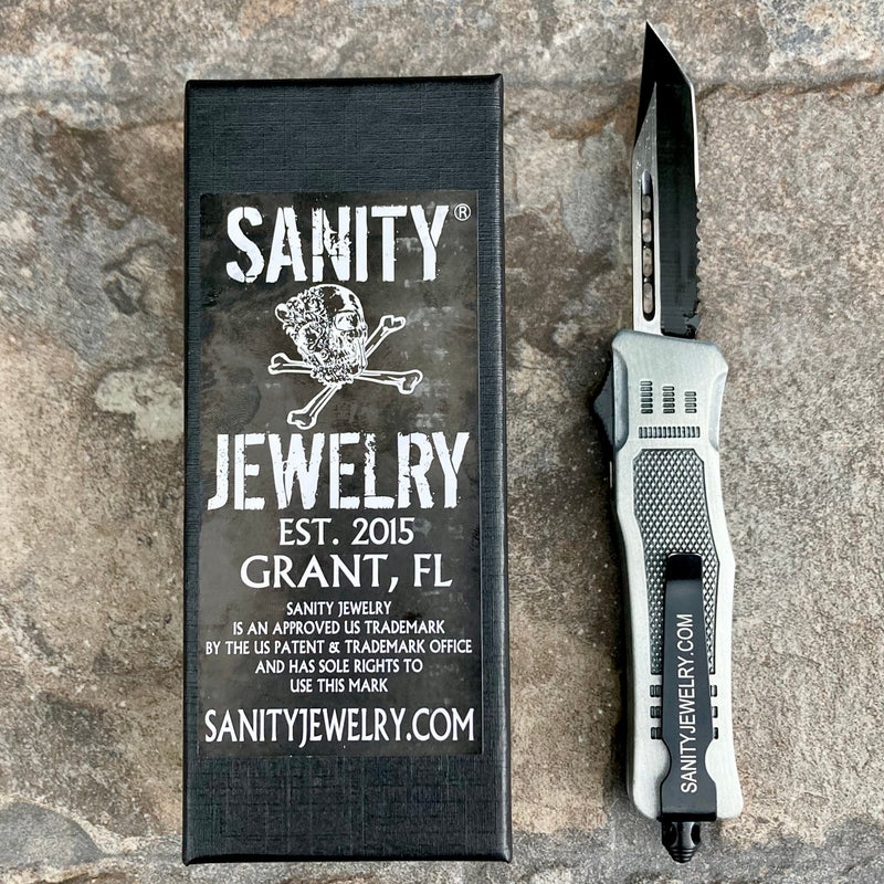 SANITY JEWELRY® Bracelet Tanto Serated Silver - Small - SSTANS