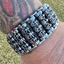 SANITY JEWELRY® Bracelet Thunder Roads - Skull Bracelet - 1.25 inch wide - B41