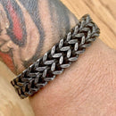 Sanity Jewelry Bracelet "Viking King" - Classic - Galvanized - 3/4 inch wide - B01