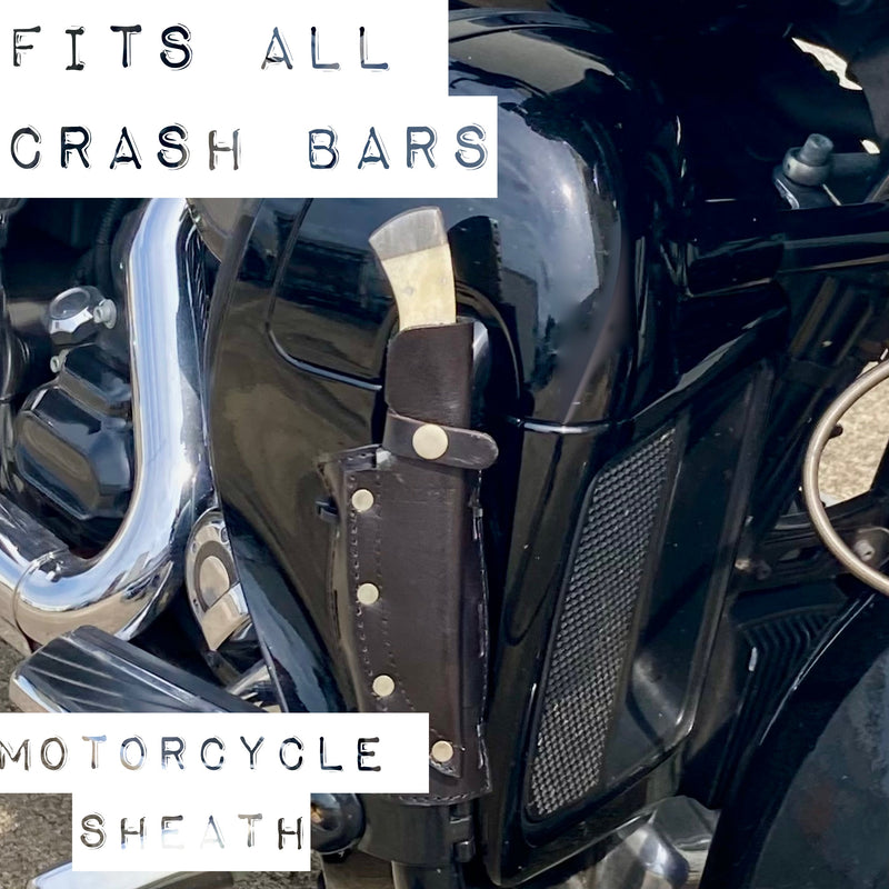 SANITY JEWELRY® D2 Steel 10” Rough Rider Series - Asshole - D2 Steel - Buffalo Horn - Horizontal & Vertical Carry - CUS13