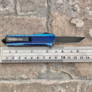 SANITY JEWELRY® D2 Steel 5.5" Frank Nitti - "Prohibition Series" - Double Sided Serrated Blue - SBDR