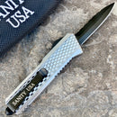 SANITY JEWELRY® D2 Steel 5.5" Frank Nitti - "Prohibition Series" - Double Sided Serrated Chrome - SCDR