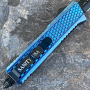 SANITY JEWELRY® D2 Steel 5.5" Frank Nitti - "Prohibition Series" - Double Sided Smooth Blue - SBDS