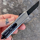 SANITY JEWELRY® D2 Steel 5.5" Frank Nitti - "Prohibition Series" - Tanto Serrated Galvanized - SGTR