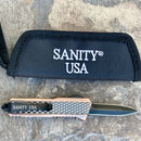 SANITY JEWELRY® D2 Steel 5.5" Frank Nitti Small - "Prohibition Series" - Double Sided Smooth Copper - SCODS