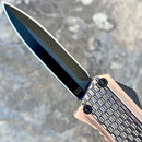 SANITY JEWELRY® D2 Steel 5.5" Frank Nitti Small - "Prohibition Series" - Double Sided Smooth Copper - SCODS