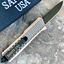 SANITY JEWELRY® D2 Steel 5.5" Frank Nitti Small - "Prohibition Series" - Drop Point Cooper - SCODP