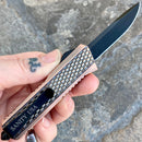 SANITY JEWELRY® D2 Steel 5.5" Frank Nitti Small - "Prohibition Series" - Drop Point Cooper - SCODP