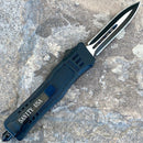 SANITY JEWELRY® D2 Steel 7” Frank Nitti Small - "Prohibition Series" - Double Sided Smooth Black - SMDBL