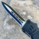 SANITY JEWELRY® D2 Steel 7” Frank Nitti Small - "Prohibition Series" - Double Sided Smooth Black - SMDBL